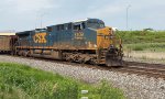 CSX 5109 brings up the rear of the coal train.